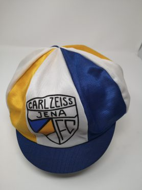 DDR Fussball Muetze Carl Zeiss Jena Fussballmuseum Springe